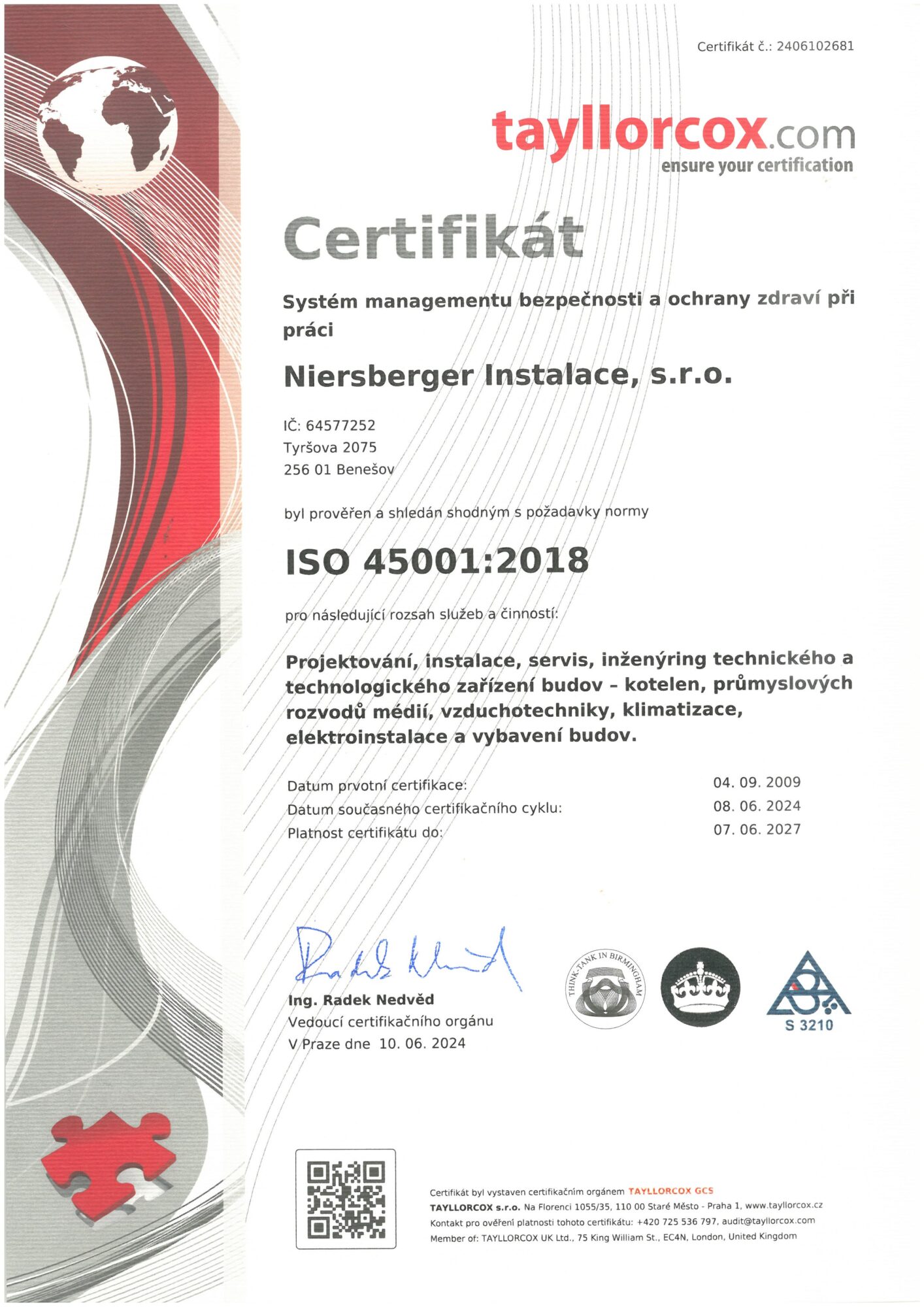 Certifikát