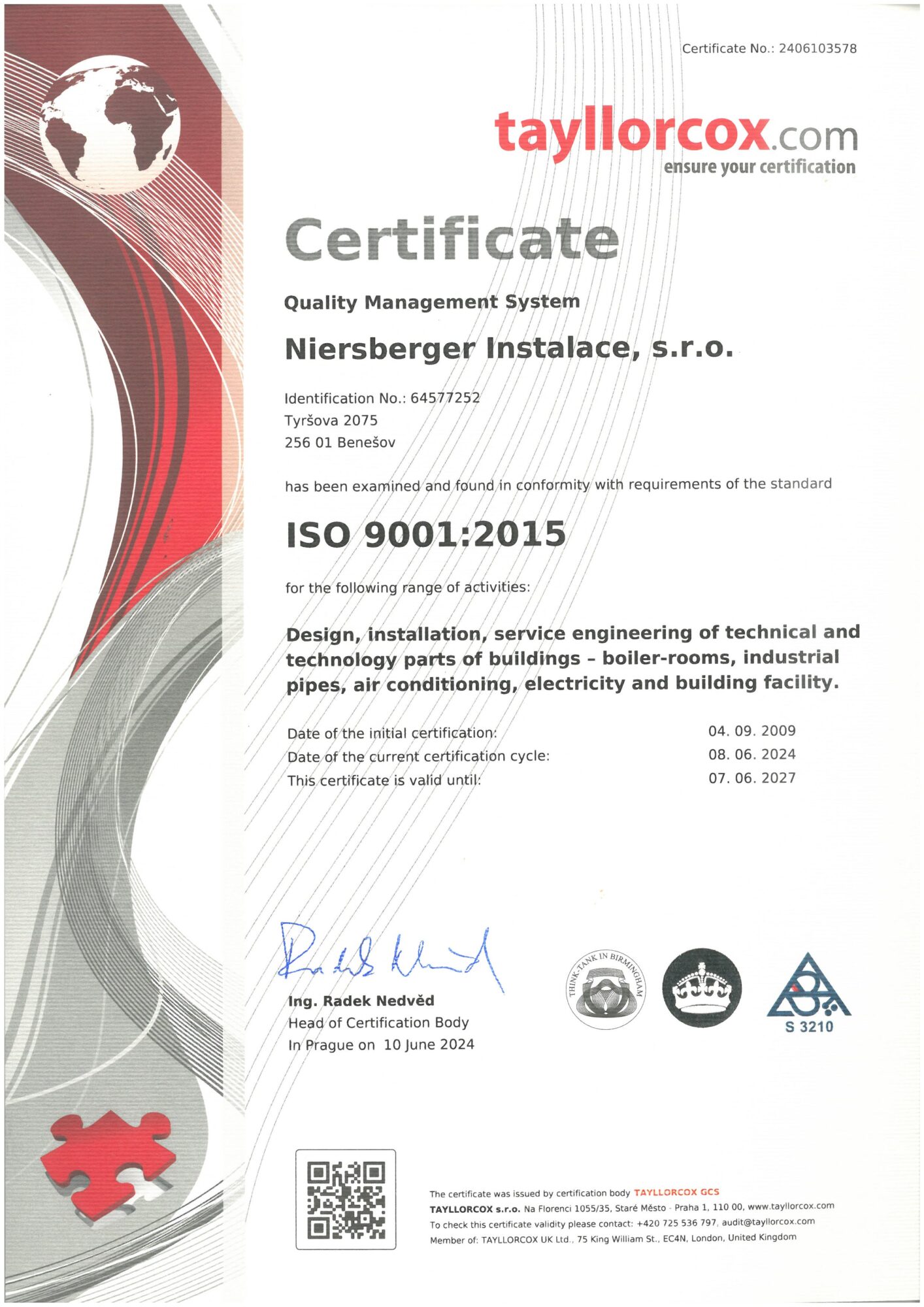 Certifikát
