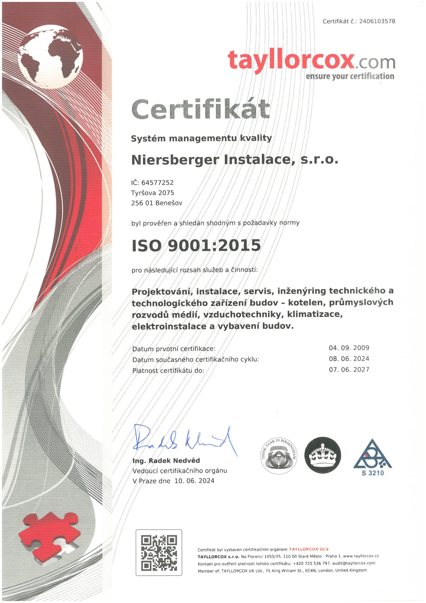 Certifikát